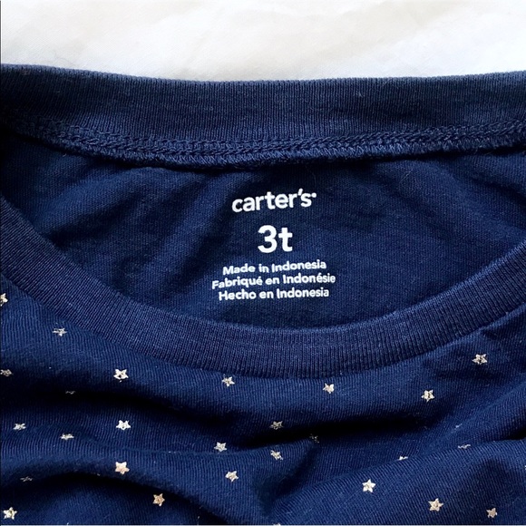 Carter's Toddler Girls Star Print Long Sleeve Tee - Picture 3 of 6